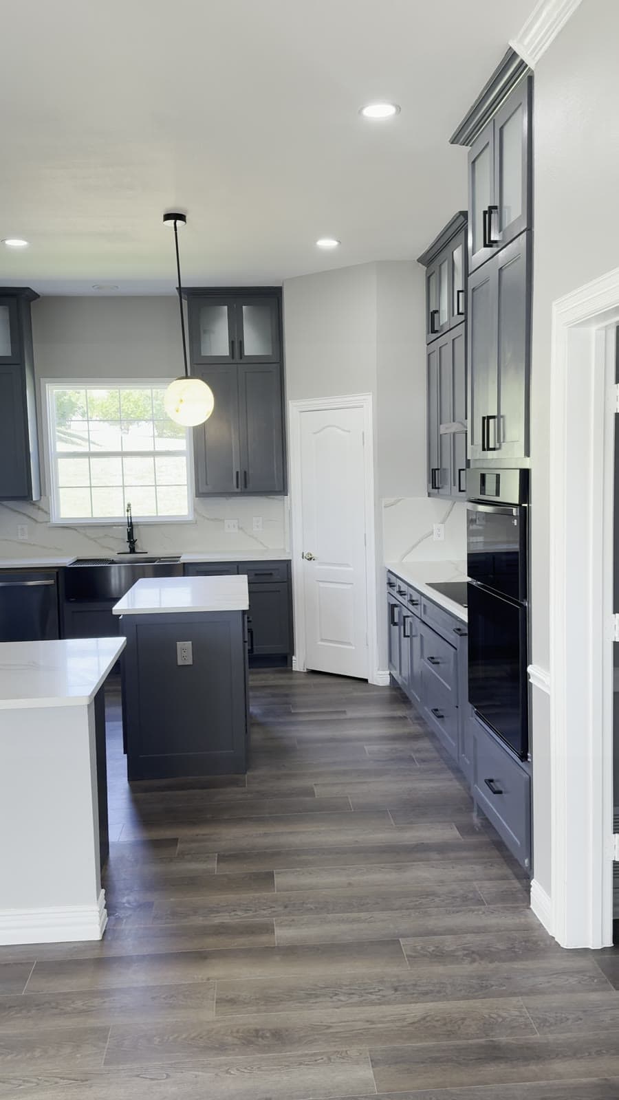 Navy Shaker Kitchen