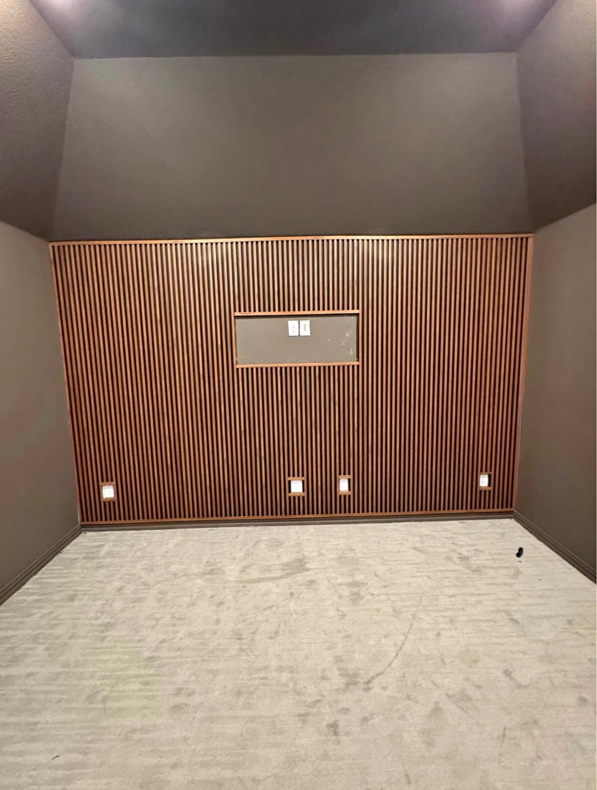 Home Theater Accent Wall