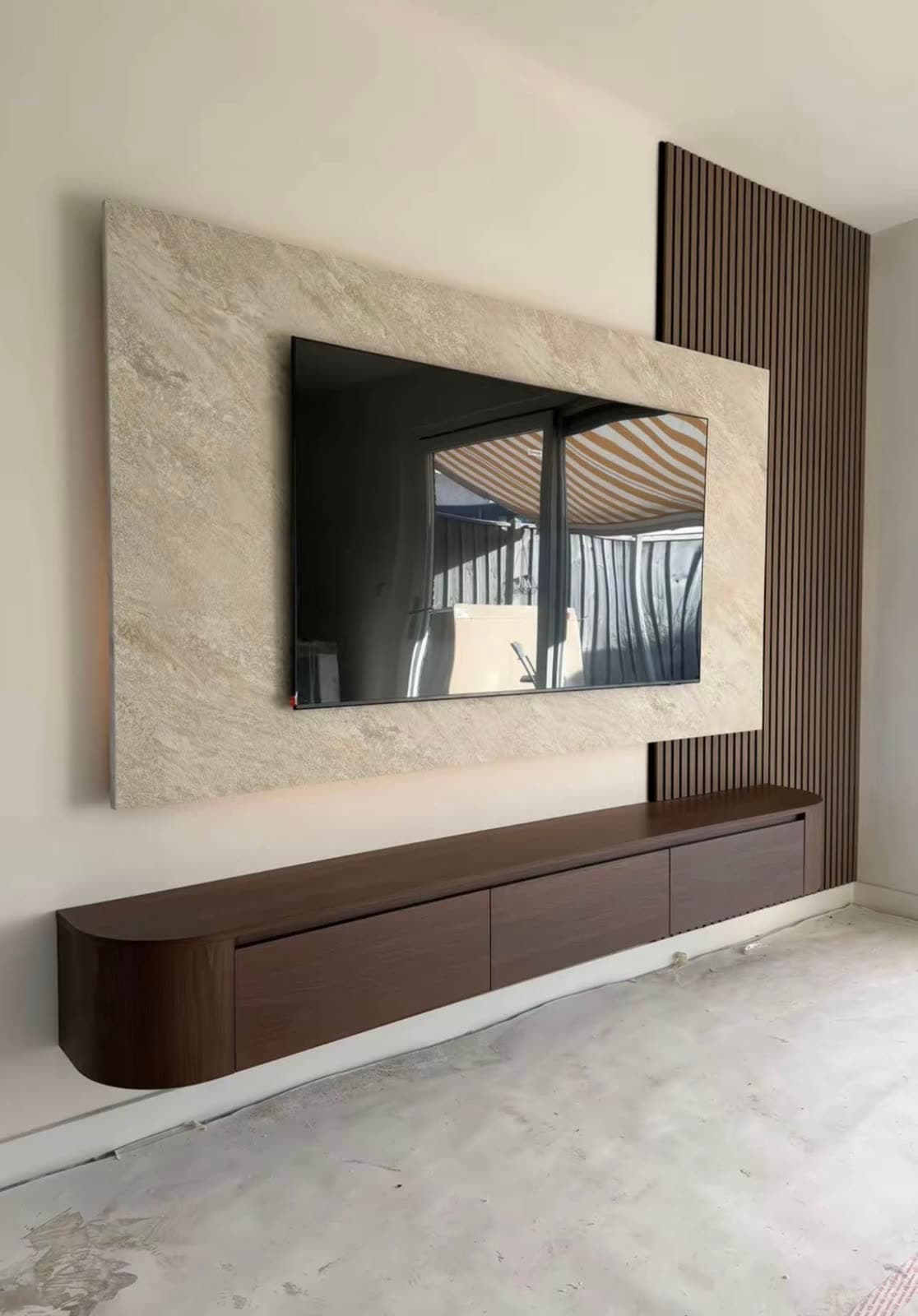 Floating Media Console