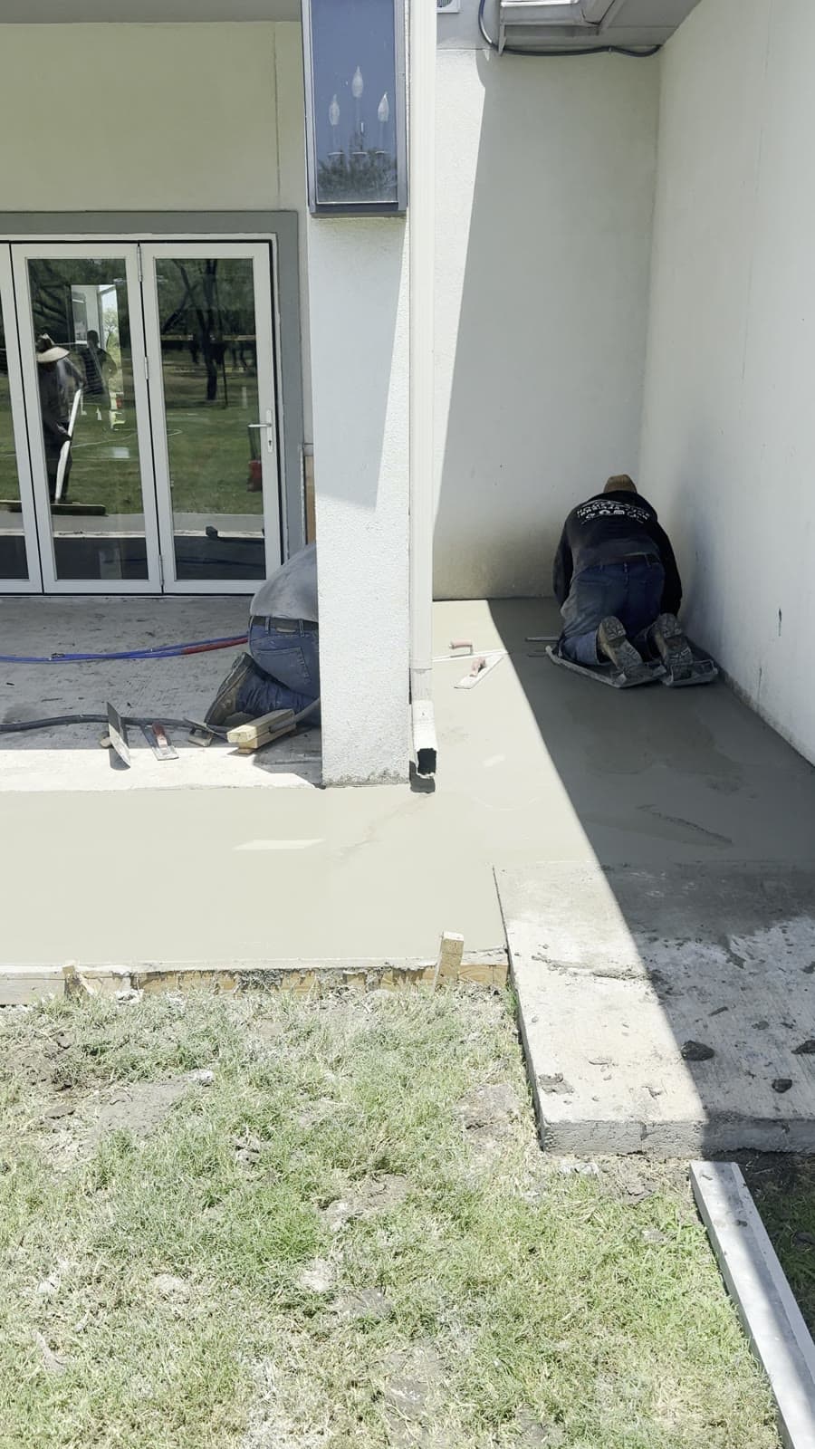 Patio Finishing In Progress