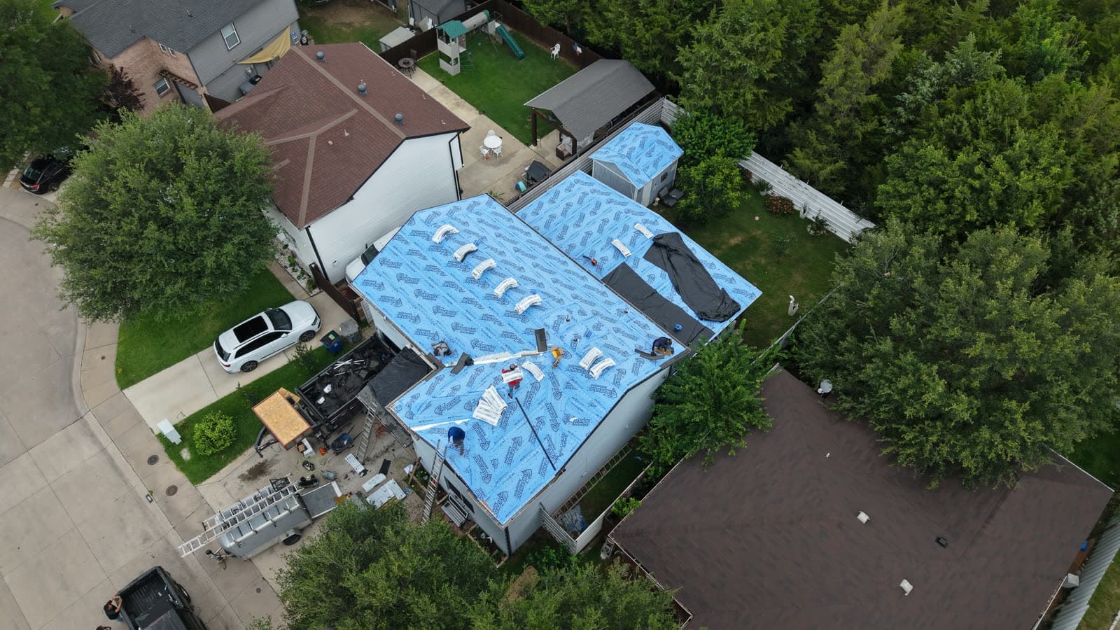 Synthetic Underlayment Install